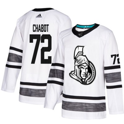 Adidas Ottawa Senators #72 Thomas Chabot White Authentic 2019 All-Star Stitched NHL Jersey